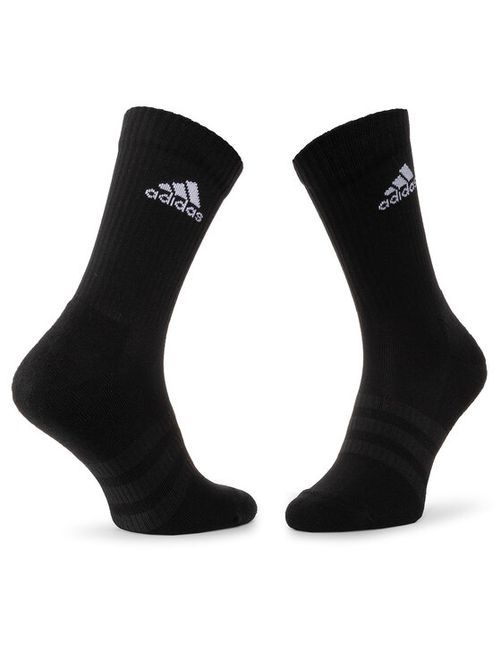 adidas adidas Комплект 3 чифта дълги чорапи мъжки Cush Crw 3Pp DZ9357 Черен