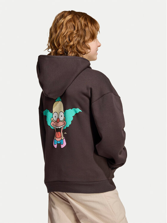 adidas adidas Majica dugih rukava The Simpsons JL9181 Smeđa Loose Fit