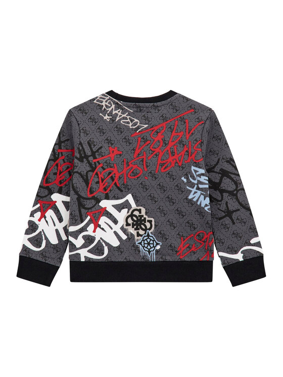 Guess Guess Світшот N5BQ05 KAD74 Сірий Regular Fit