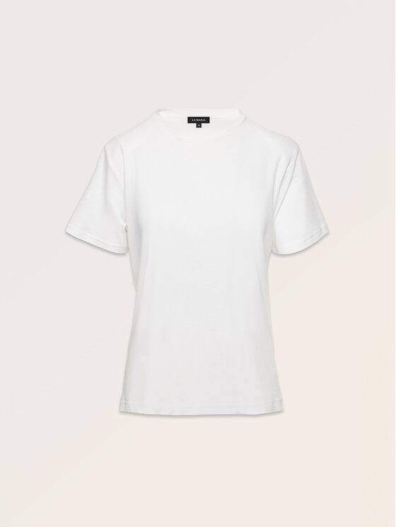 La Mania La Mania Tričko VALE Biela Classic Fit