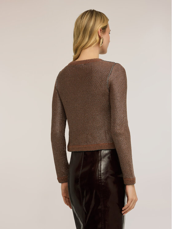 Motivi Motivi Maglione M114W003804N0V2 Marrone Regular Fit