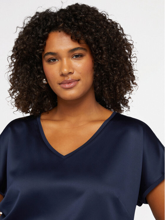 Fiorella Rubino Fiorella Rubino T-shirt G063L107832N034 Blu Regular Fit