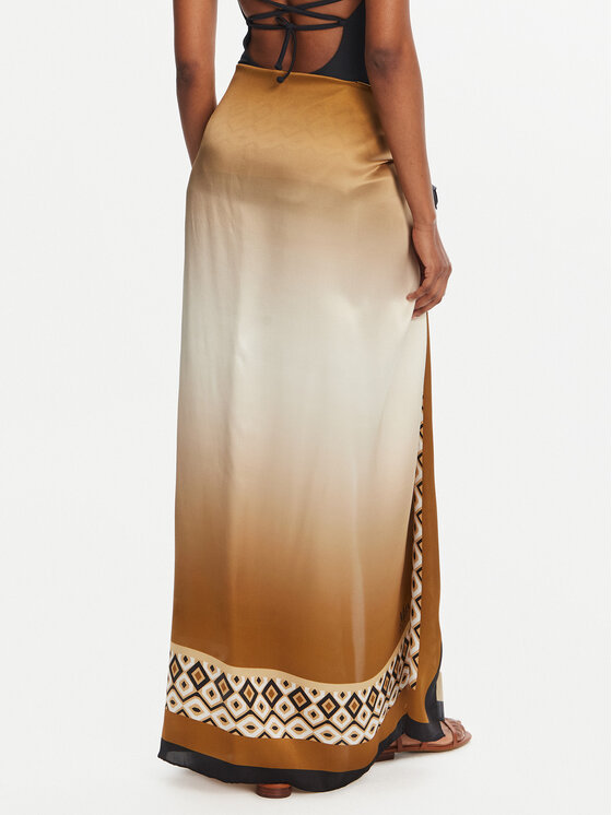 Max Mara Beachwear Max Mara Beachwear Šátek Ottico 2516541019 Hnědá