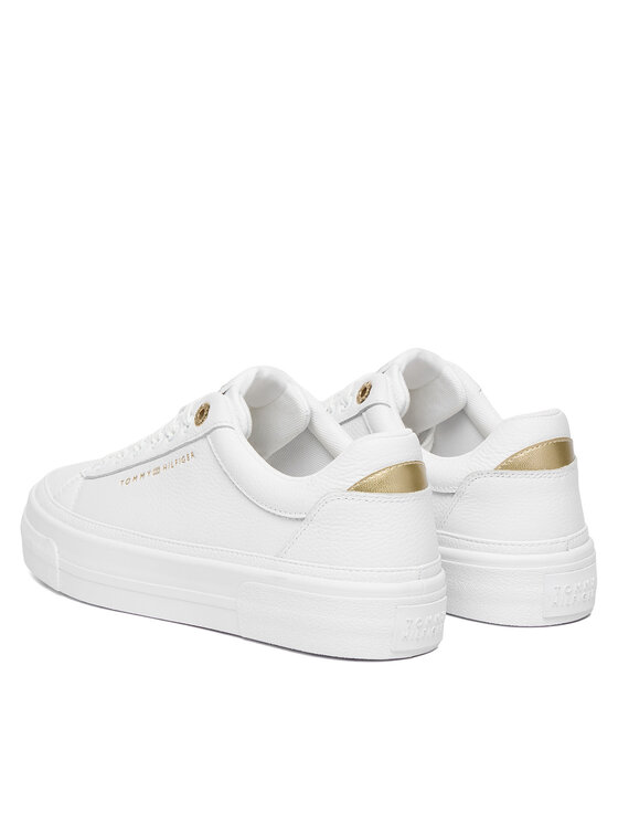 Tommy Hilfiger Tommy Hilfiger Sportcipők Th Foxing Platform Leather FW0FW09018 Fehér