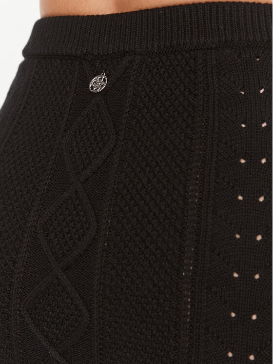 Guess Guess Minigonna W4RD58 Z37L1 Nero Slim Fit