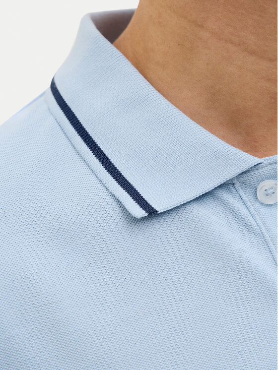 Jack & Jones Jack & Jones Polo Hudson 12269238 Błękitny Regular Fit