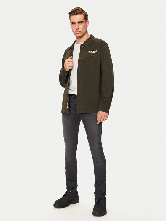 Mustang Mustang Camicia Dayton 1015623 Marrone Regular Fit