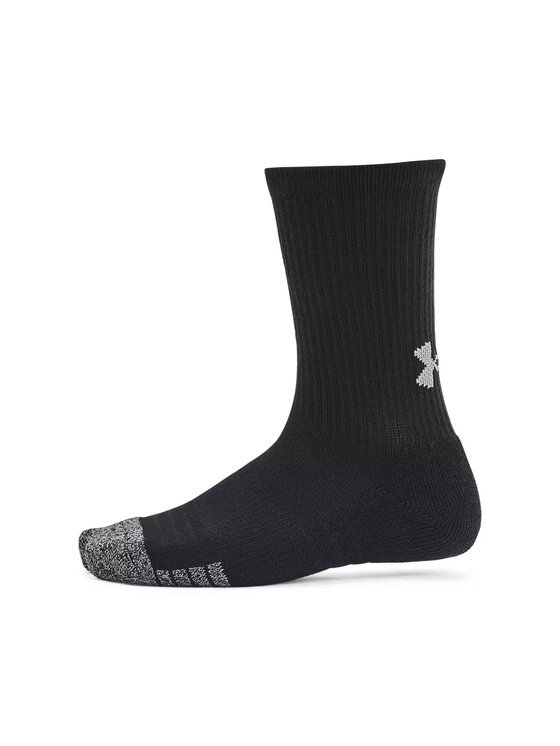 Under Armour Under Armour Skarpety Wysokie Dziecięce Heatgear 3pk Crew Yth Czarny