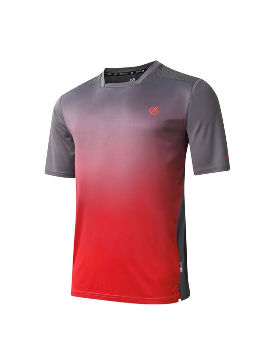 Dare2B Dare2B T-Shirt Trackstand II Czerwony Short Fit