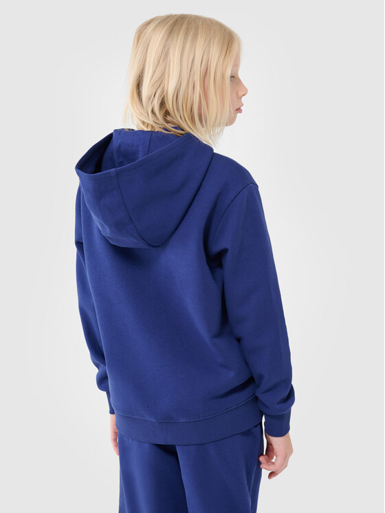 4F 4F Bluza BASIC+ Niebieski Oversize