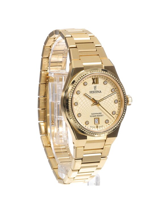 Festina Festina Ρολόι F20058-2 Χρυσό