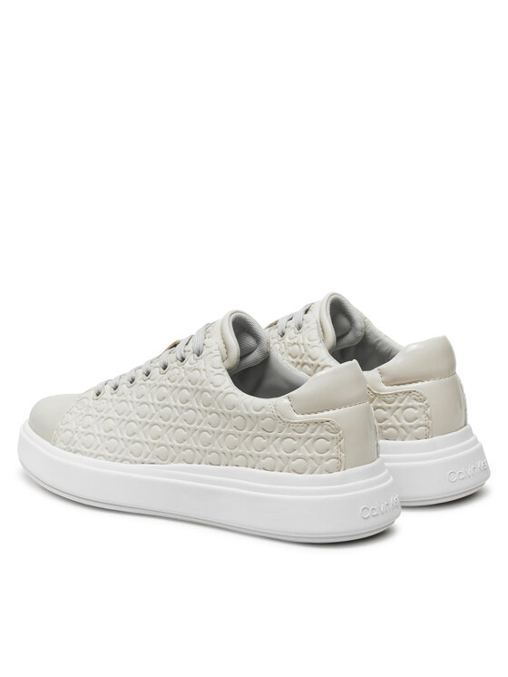 Calvin Klein Calvin Klein Tossud Cupsole Lace Up Saff Mono HW0HW02103 Beež