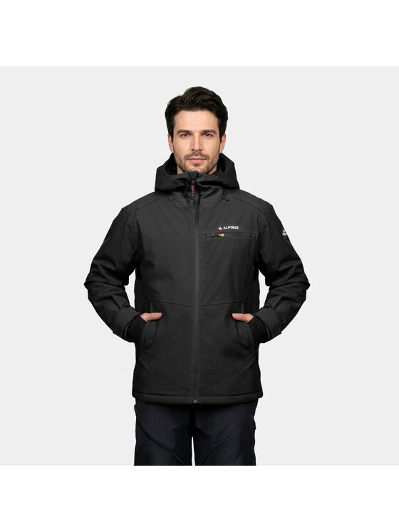 Alpinus Alpinus Kurtka narciarska Tochal Czarny Regular Fit