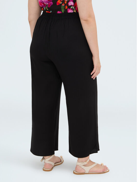 Fiorella Rubino Fiorella Rubino Spodnie materiałowe P012T105336N033 Czarny Regular Fit