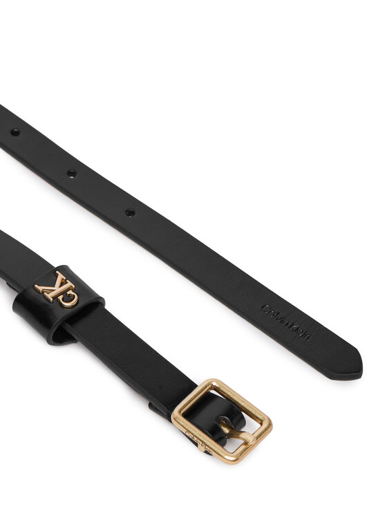 Calvin Klein Calvin Klein Cintura Square Buckle Ck Loop 15Mm LV04F7146G Nero