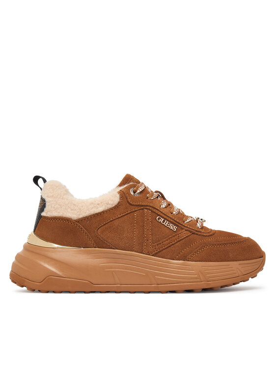Guess Guess Superge FLFFA2 LEA12 Rjava