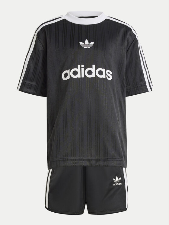 adidas adidas Komplekti kuuluvad t-särk ja šortsid Football JC7870 Must Regular Fit