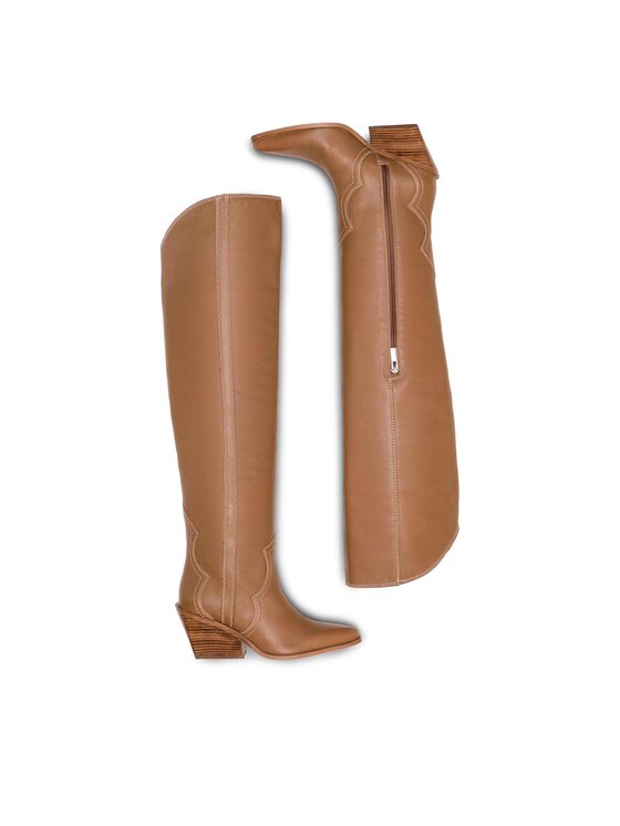 Badura Badura Cizme și botine cowboy AMADORA-110435 Maro