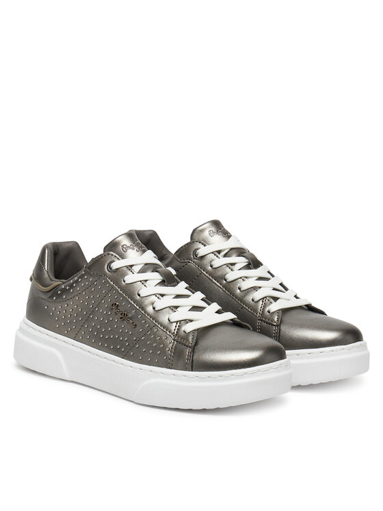 Pepe Jeans Pepe Jeans Sneakersy Eaton Gala PLS00039 Šedá