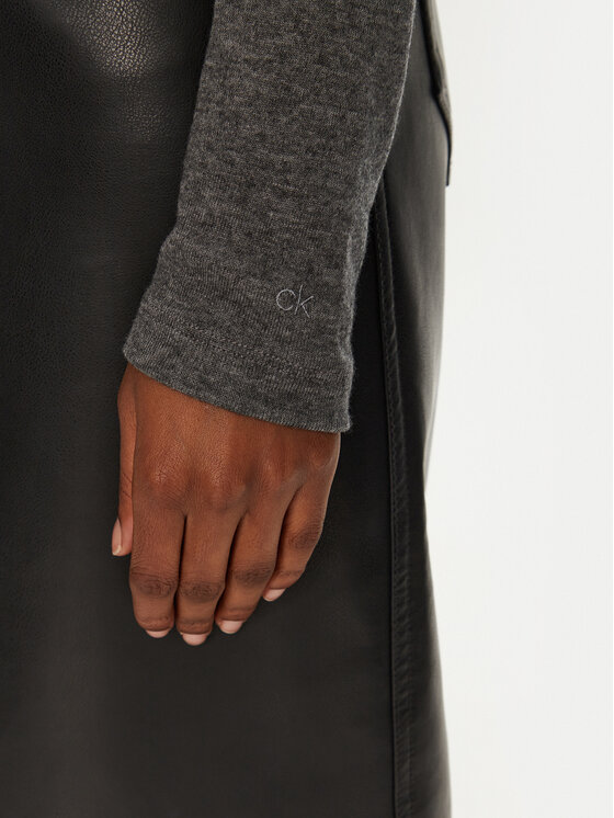 Calvin Klein Calvin Klein Dolčevita K20K208047 Siva Slim Fit