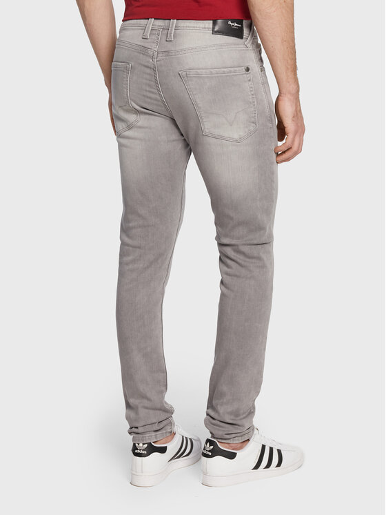 Pepe Jeans Pepe Jeans Jeansy Finsbury PM206321 Šedá Skinny Fit