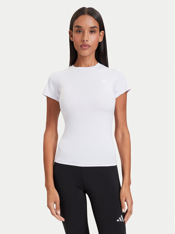adidas Športna majica Primelift Essentials Workout Contour T-Shirt KQ8386 Svetlo vijolična Slim Fit
