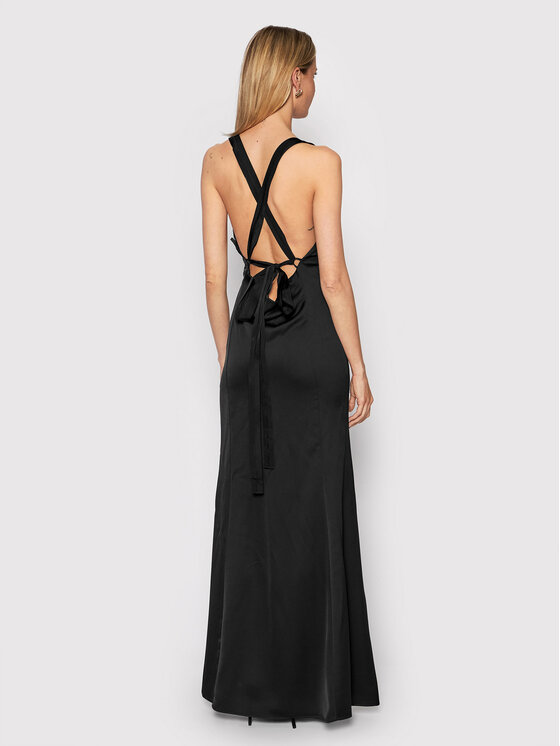 PINKO Pinko Abendkleid Mandorla AI22-23 PSPG 1N13K5 A04E Schwarz Regular Fit