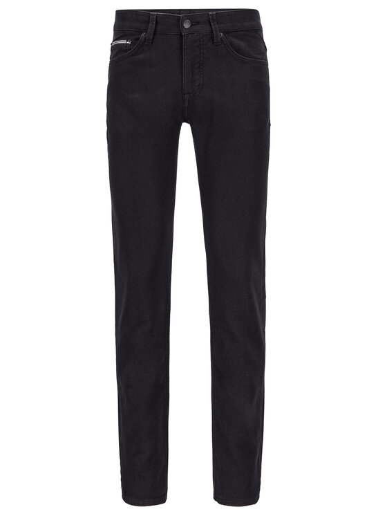BOSS Boss Kalhoty z materiálu Delaware3-1-20+ 50435156 Černá Slim Fit