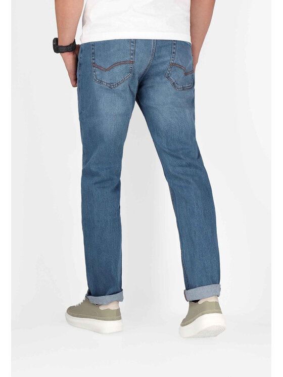 Volcano Volcano Jeansy D-JERRY 45 Niebieski Regular Fit