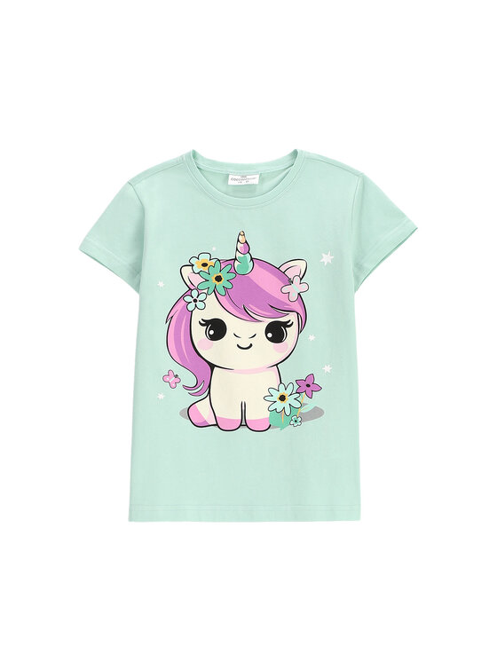 Coccodrillo T-Shirt WC5143224VGB Zielony Regular Fit