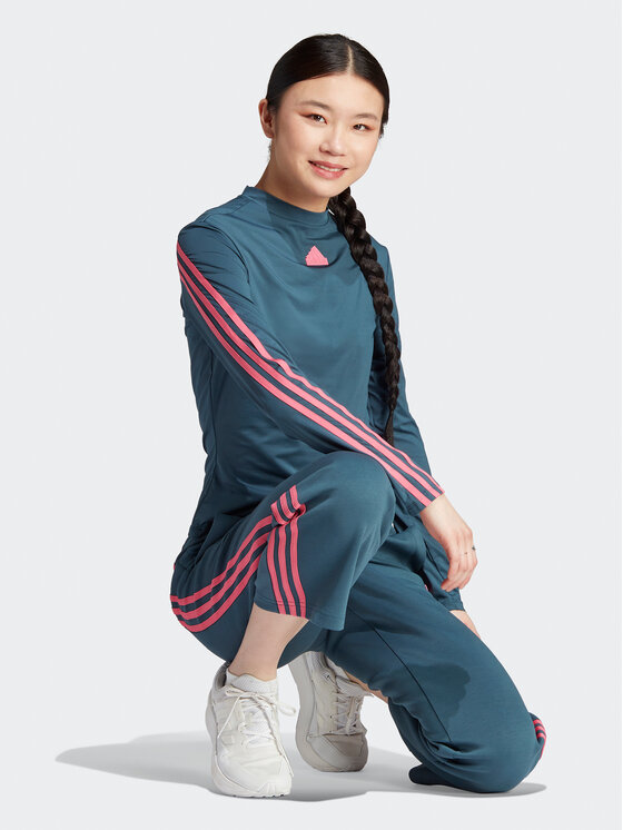 adidas adidas Tehnička majica IU3073 Tirkizna Slim Fit
