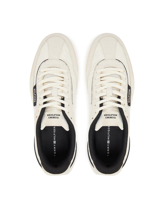 Tommy Hilfiger Tommy Hilfiger Laisvalaikio batai Retro Runner Nylon Mix FM0FM05523 Écru