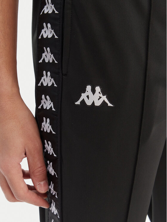 Kappa Kappa Долнище анцуг Banda Rastoria 303KUC0 Черен Slim Fit