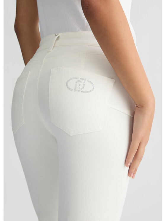 Liu Jo Liu Jo Pantaloni di tessuto UA5082T181610701 Bianco Regular Fit