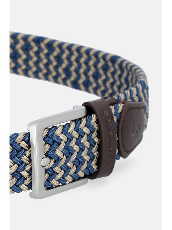 Lancerto Lancerto Pasek Męski Pleat PS090124000019 Niebieski