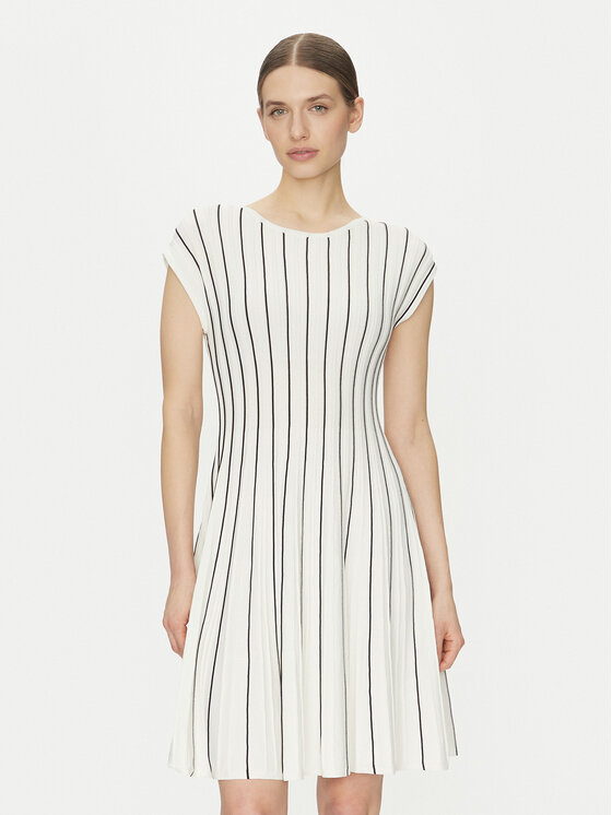 DKNY DKNY Každodenní šaty DD4J8E21 Béžová Regular Fit