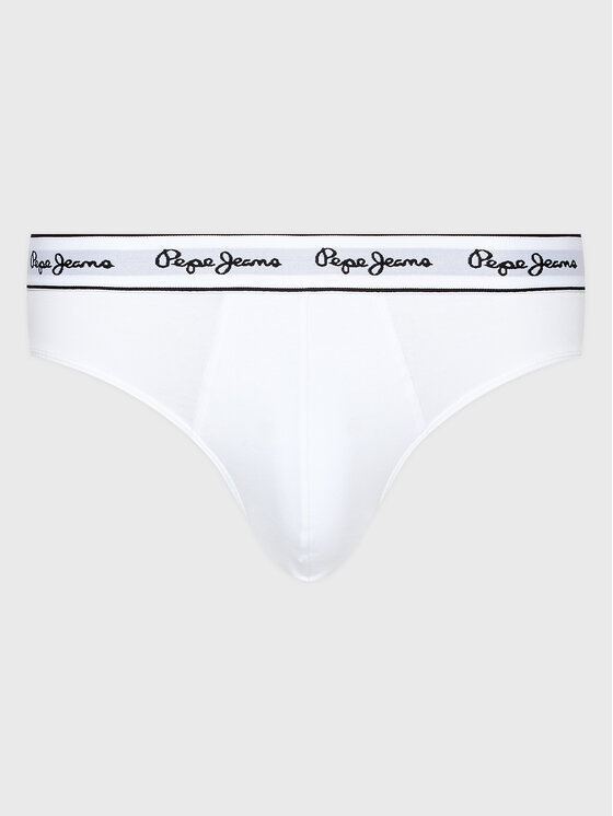 Pepe Jeans Pepe Jeans Set od 3 para muških slip gaća Pepe Bf 3P PMU10970 Bijela