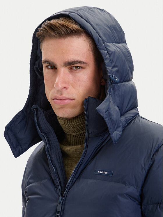 Calvin Klein Calvin Klein Vatovaná bunda LV04LH503G Tmavomodrá Regular Fit