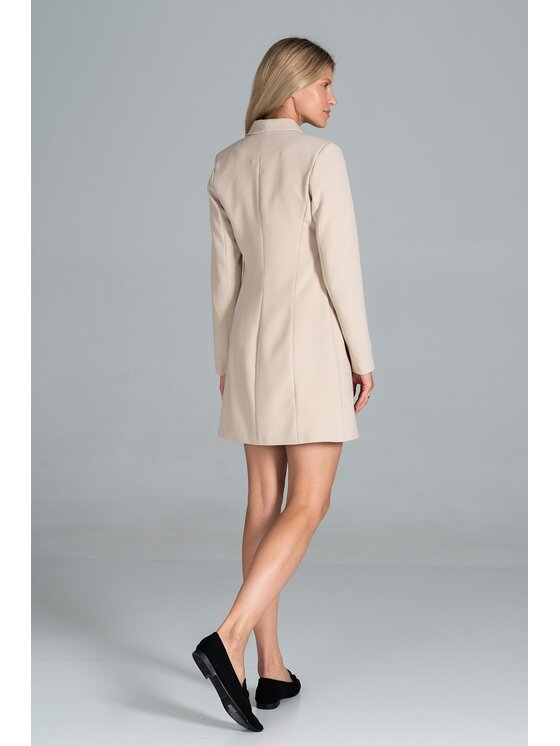 FIGL FIGLFIGL Vestito M822 Beige Regular Fit