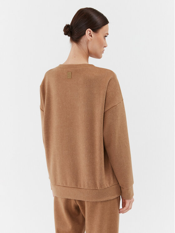 Weekend Max Mara Weekend Max Mara Felpa Molveno 2359260233 Marrone Loose Fit