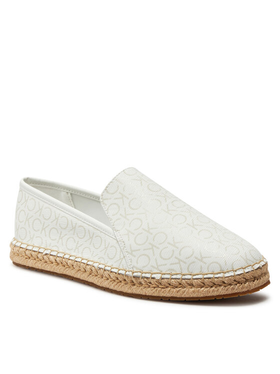 Calvin Klein Calvin Klein Espadrillas Espadrille Epi Mono HW0HW01917 Bianco