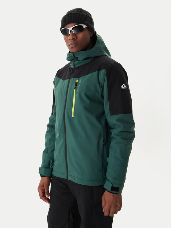 Quiksilver Geacă pentru snowboard Titano EQYTJ03513 Verde Slim Fit