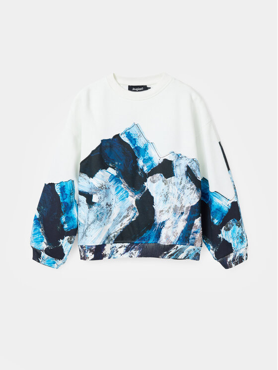 Desigual Desigual Sweatshirt 23WBSK06 Weiß Regular Fit
