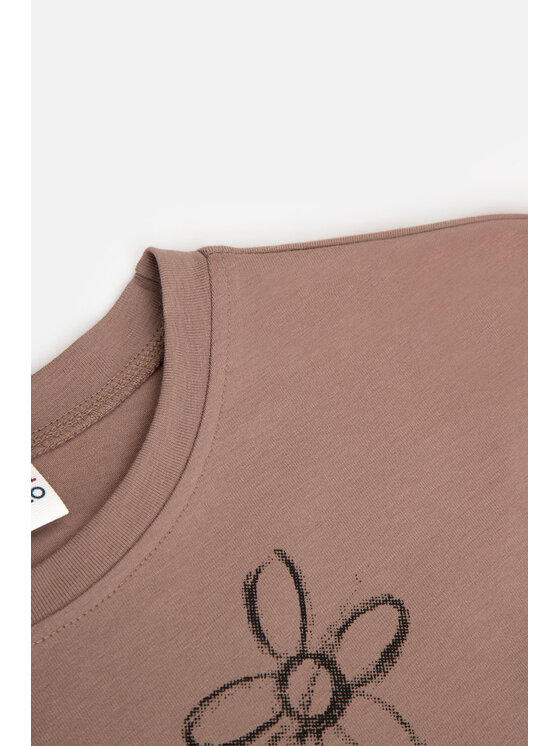 Coccodrillo Coccodrillo T-Shirt ZC3143105WGJ-018 Brązowy Regular Fit