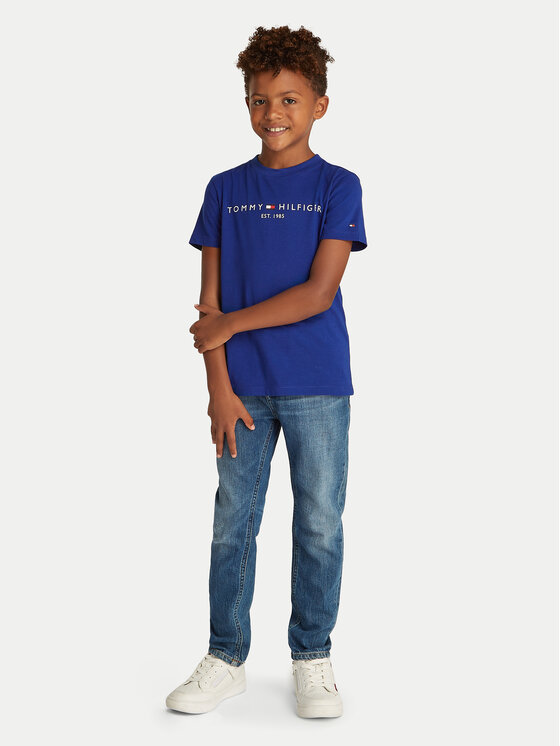 Tommy Hilfiger Tommy Hilfiger Тишърт Essential KS0KS00397 S Син Regular Fit