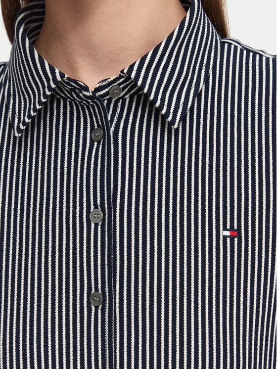 Tommy Hilfiger Tommy Hilfiger Πουκάμισο WW0WW43528 Σκούρο μπλε Slim Fit
