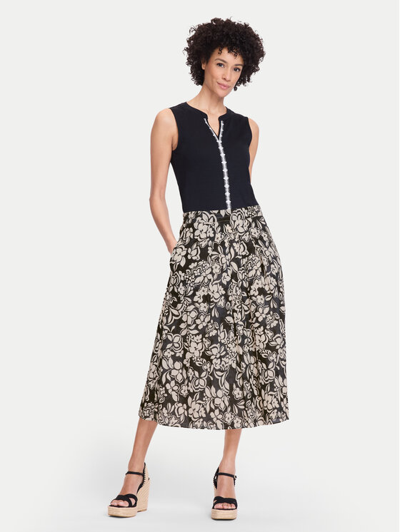 Olsen Olsen Спідниця трапеція 16001506 Чорний Regular Fit