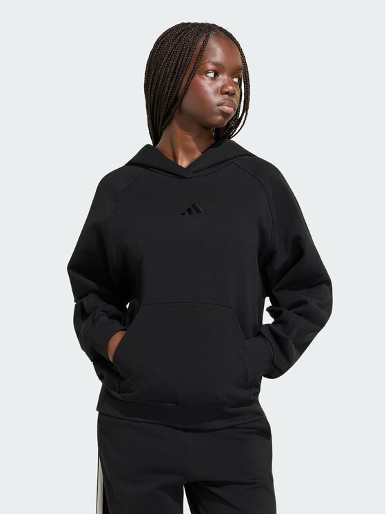 adidas adidas Bluza 164804 Czarny Loose Fit