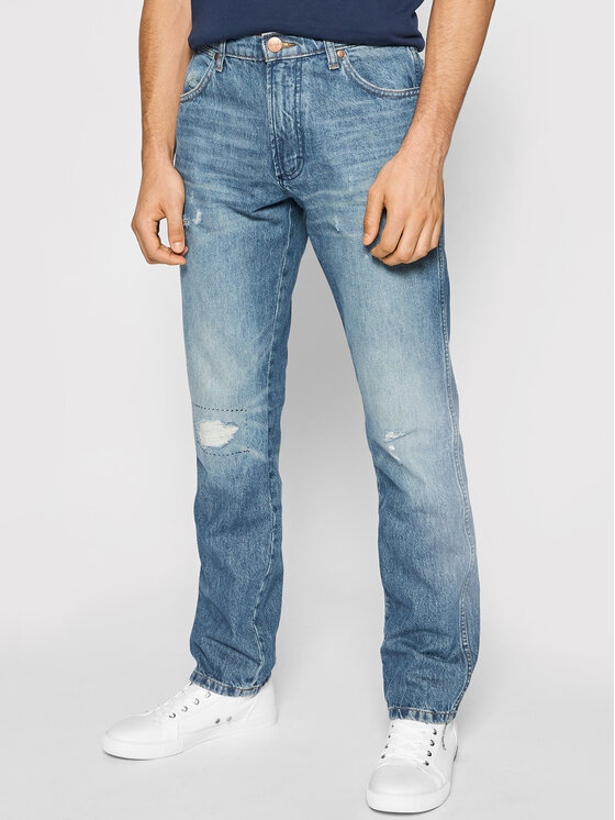 Wrangler Wrangler Jeansy Greensboro W15QY1367 112141202 Niebieski Regular Fit