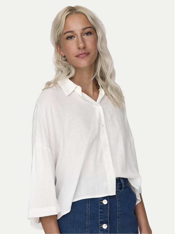 ONLY ONLY Πουκάμισο Lastrid 15307870 Λευκό Regular Fit